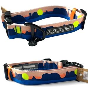 Arcadia Trail lightweight dog collar sunset sz XL